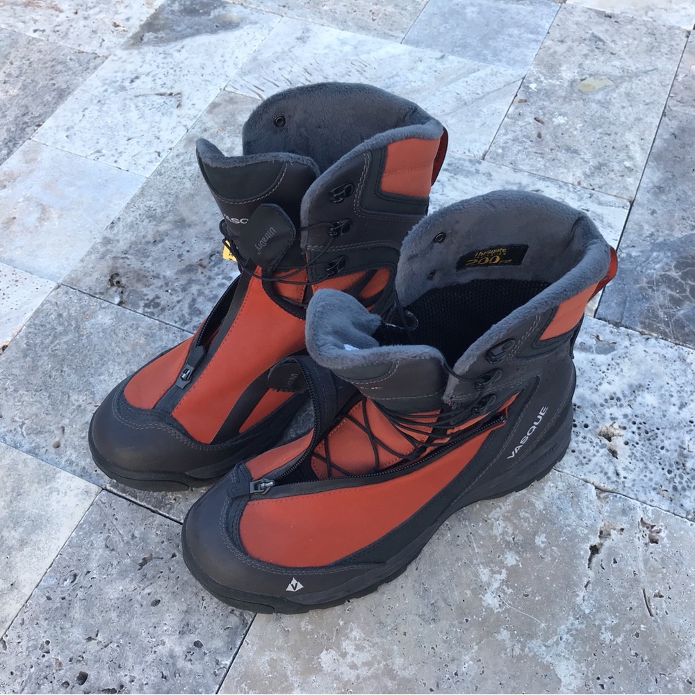 Vasque Orange and Black Outdoor Boots